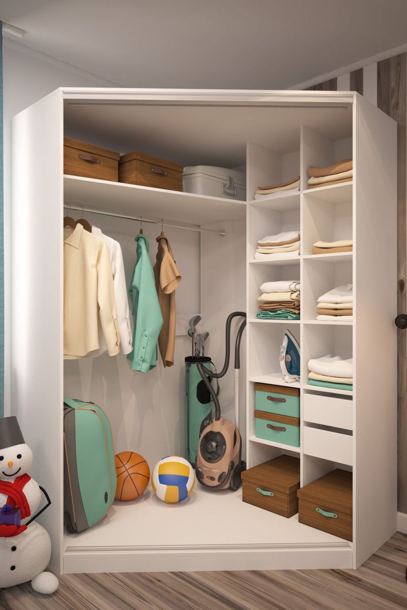 детский угловой шкаф гардероб